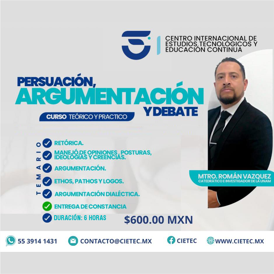 PersuaciÓn ArgumentaciÓn Y Debate Curso Teórico Y Practico Cietec 2691