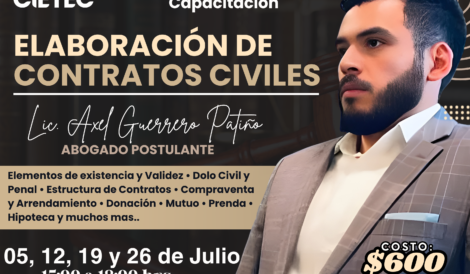 Curso Elaboración de Contratos Civiles Julio 2025